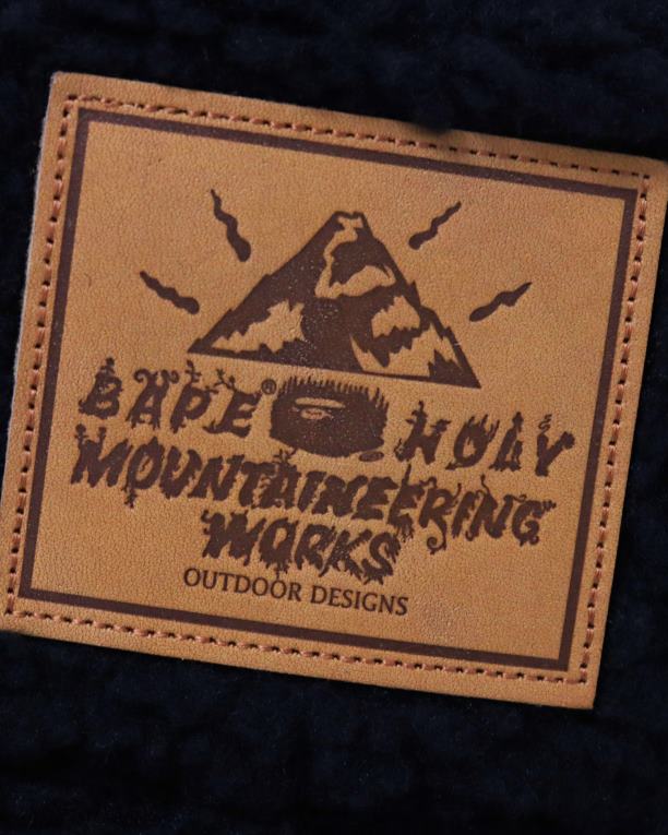 sombrero de pescador reversible 1st camo boa mujer A Bathing Ape 00RH1155 negro