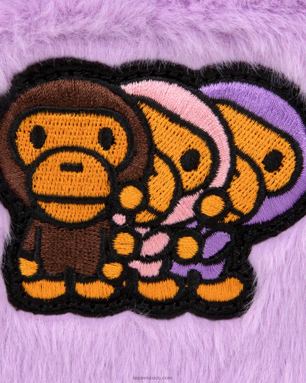 bandolera pequeña mujer A Bathing Ape 00RH1131 púrpura