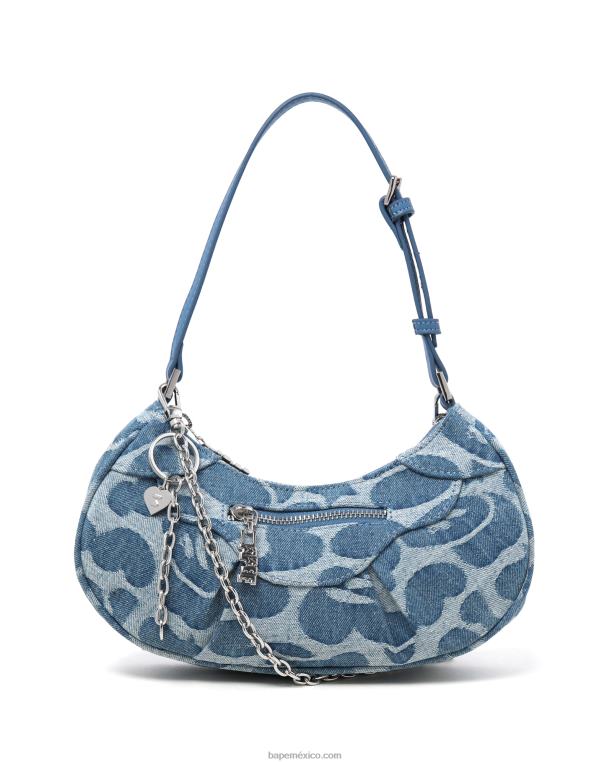 bolso de mezclilla estampado #1 mujer A Bathing Ape 00RH1085 mezclilla