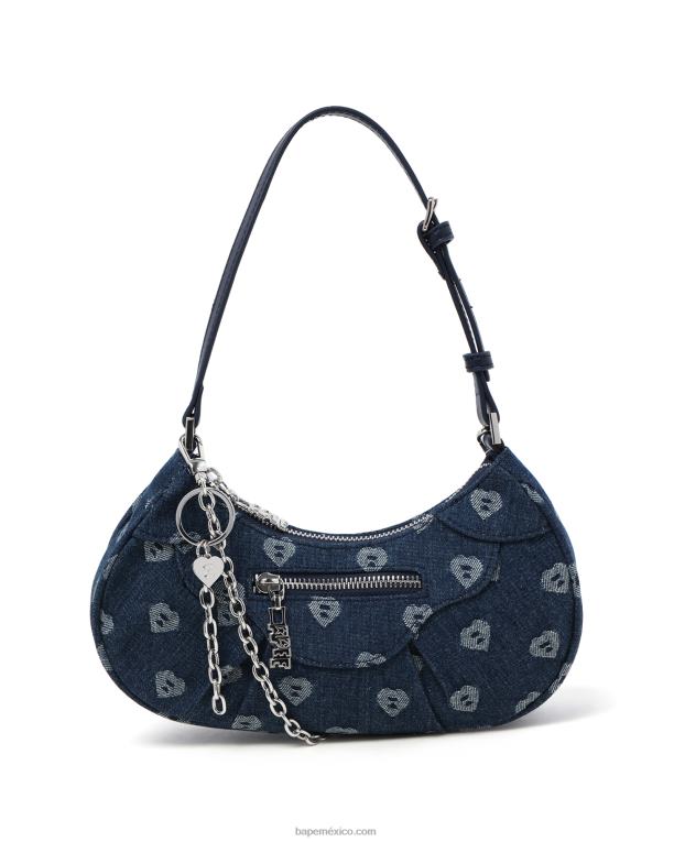 bolso de mezclilla estampado #2 mujer A Bathing Ape 00RH1083 mezclilla