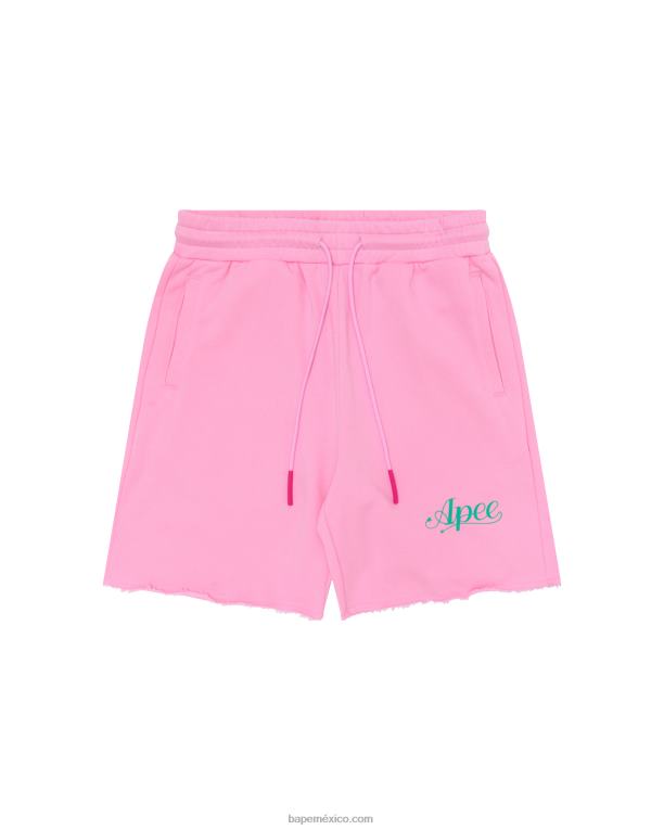 bermudas con logo mujer A Bathing Ape 00RH961 rosa