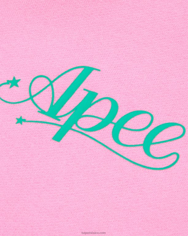 bermudas con logo mujer A Bathing Ape 00RH961 rosa