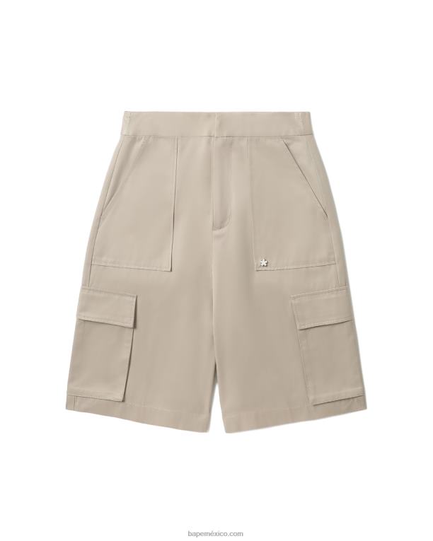 culotte de carga mujer A Bathing Ape 00RH792 beige