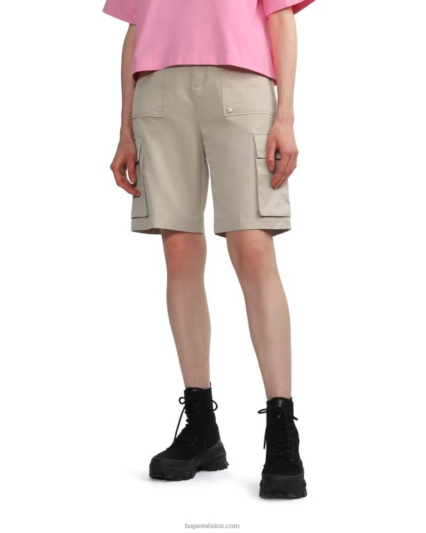 culotte de carga mujer A Bathing Ape 00RH792 beige