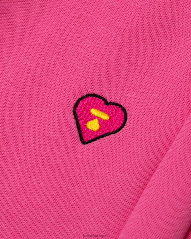 pantalones cortos de chándal mujer A Bathing Ape 00RH1044 rosa