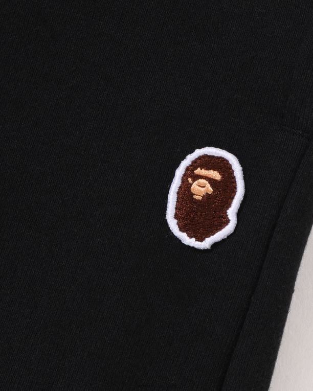 shorts de chándal extragrandes Head One Point mujer A Bathing Ape 00RH796 negro