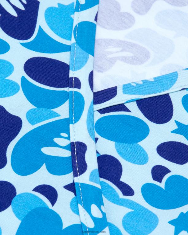 top estampado mujer A Bathing Ape 00RH936 azul
