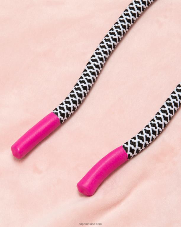 chaqueta de terciopelo mujer A Bathing Ape 00RH1051 rosa