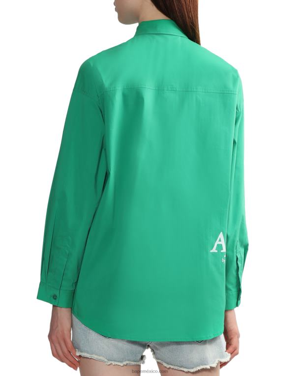 camisa de novio mujer A Bathing Ape 00RH833 Esmeralda
