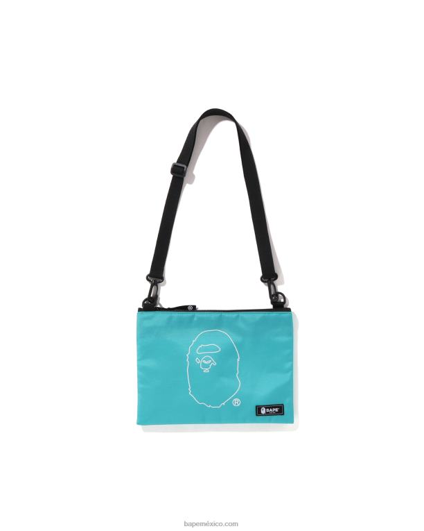 bolsa de verano vacaciones playa mujer A Bathing Ape 00RH1144 azul