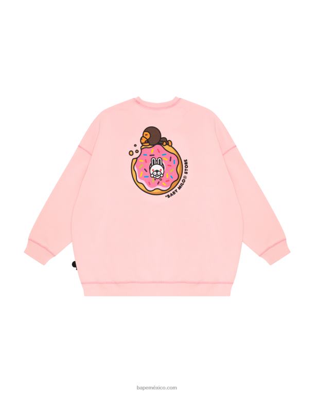 sudadera bebe milo mujer A Bathing Ape 00RH870 rosa