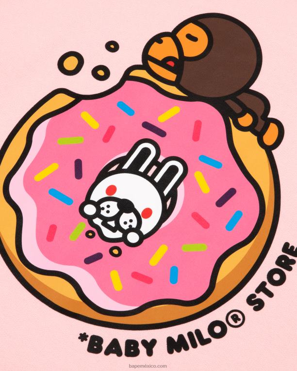 sudadera bebe milo mujer A Bathing Ape 00RH870 rosa