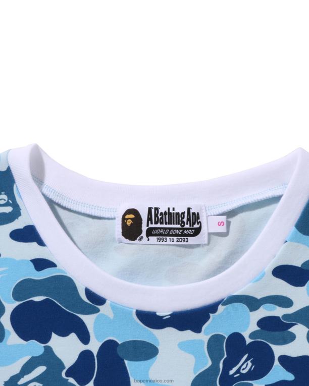 bodycon de camuflaje abc mujer A Bathing Ape 00RH862 azul