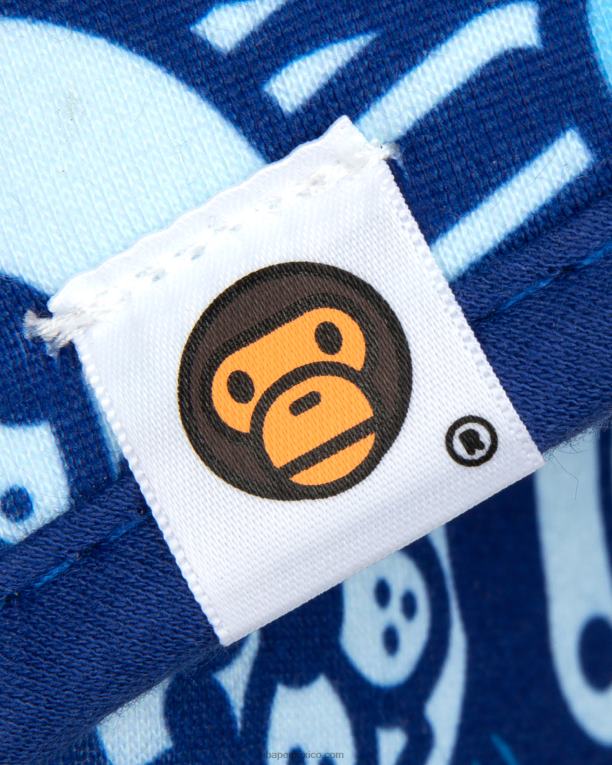pantuflas bebe milo mujer A Bathing Ape 00RH1218 azul