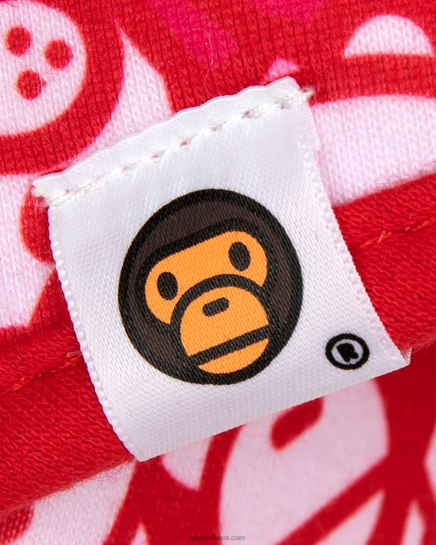 pantuflas bebe milo mujer A Bathing Ape 00RH1219 rosa