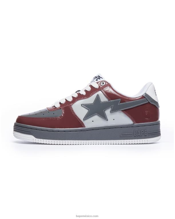 #2 l1 mujer A Bathing Ape 00RH1232 rojo ladrillo