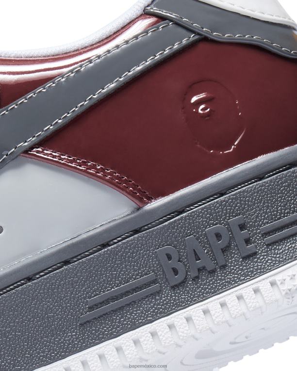 #2 l1 mujer A Bathing Ape 00RH1232 rojo ladrillo