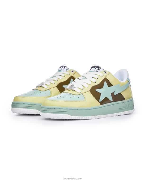 #2 l1 mujer A Bathing Ape 00RH1234 amarillo pastel