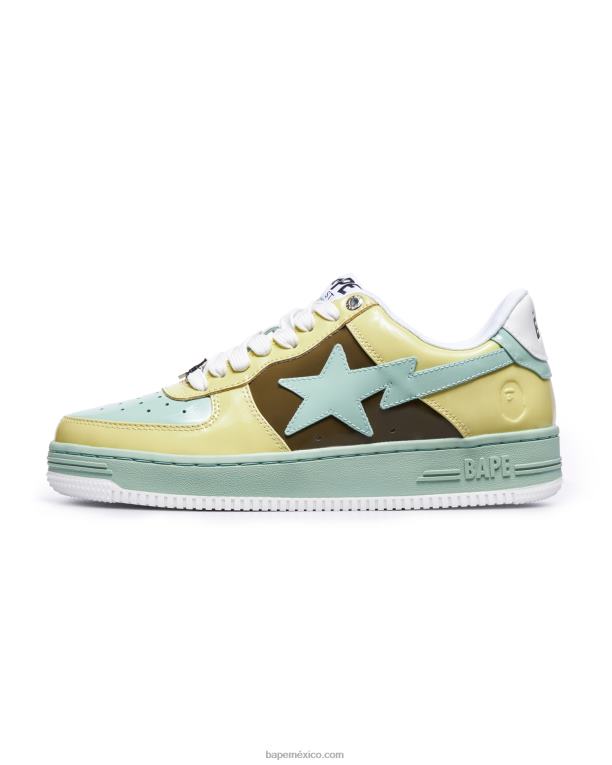 #2 l1 mujer A Bathing Ape 00RH1234 amarillo pastel