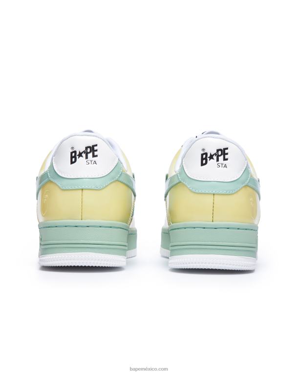 #2 l1 mujer A Bathing Ape 00RH1234 amarillo pastel