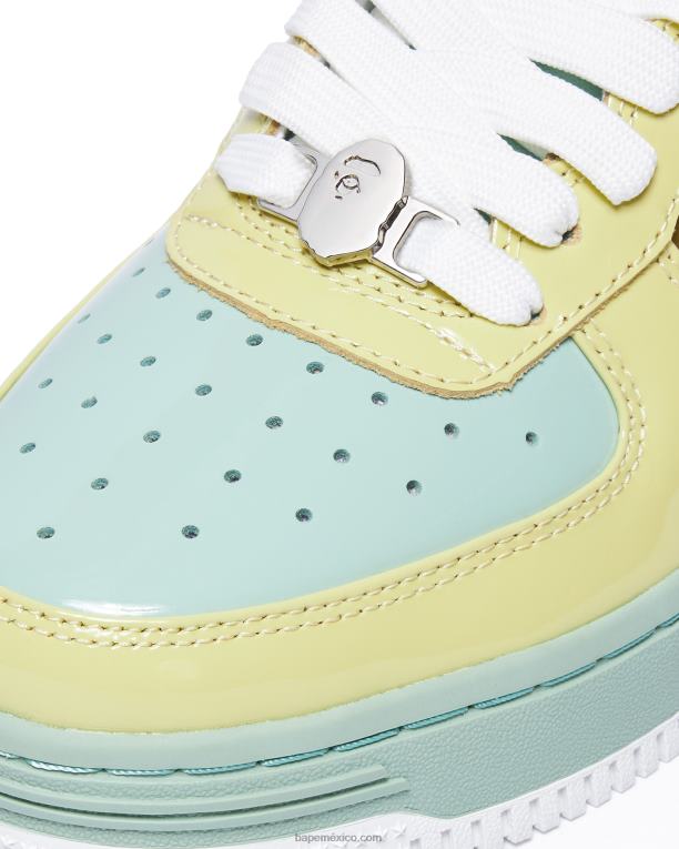 #2 l1 mujer A Bathing Ape 00RH1234 amarillo pastel