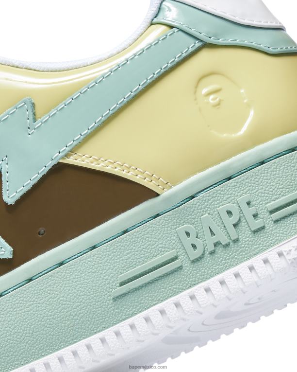 #2 l1 mujer A Bathing Ape 00RH1234 amarillo pastel
