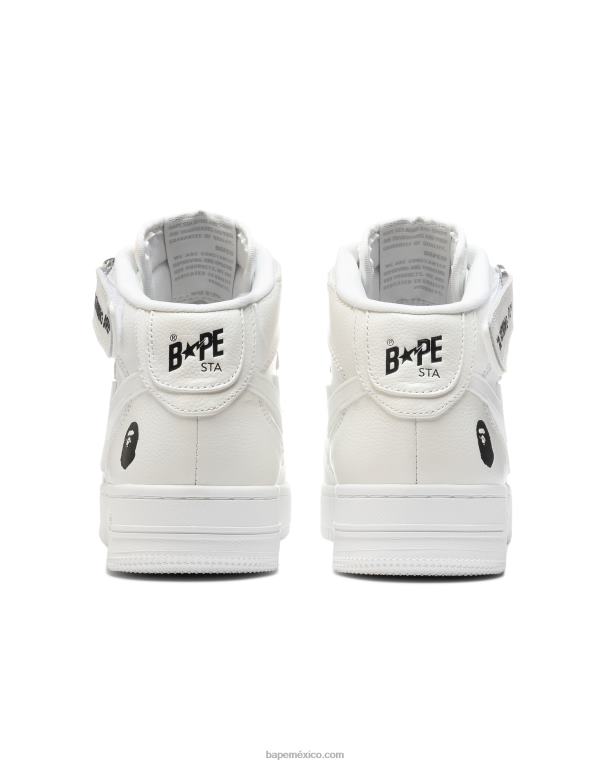 mis zapatillas mujer A Bathing Ape 00RH1256 blanco