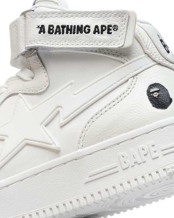 mis zapatillas mujer A Bathing Ape 00RH1256 blanco