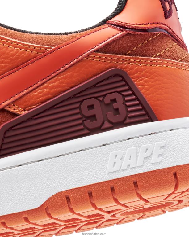 sk8 sta #2 mujer A Bathing Ape 00RH1229 naranja