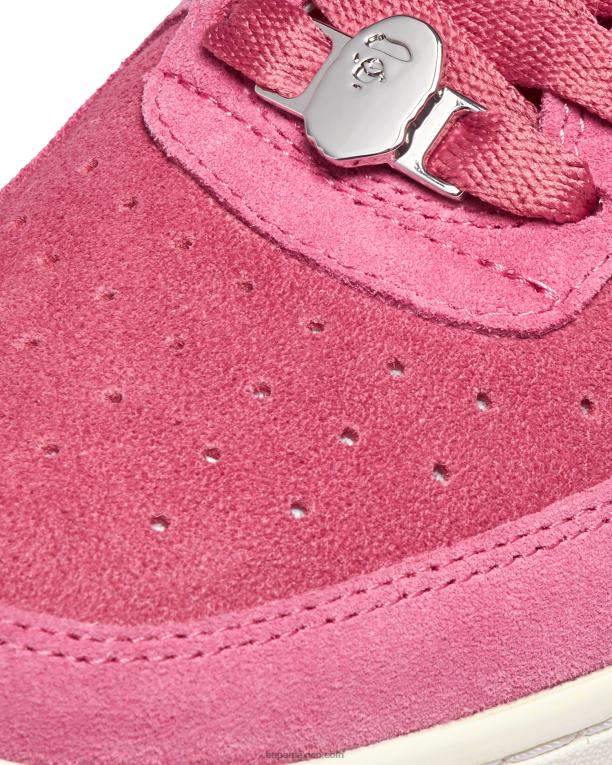 zapatillas mujer A Bathing Ape 00RH1249 rosa