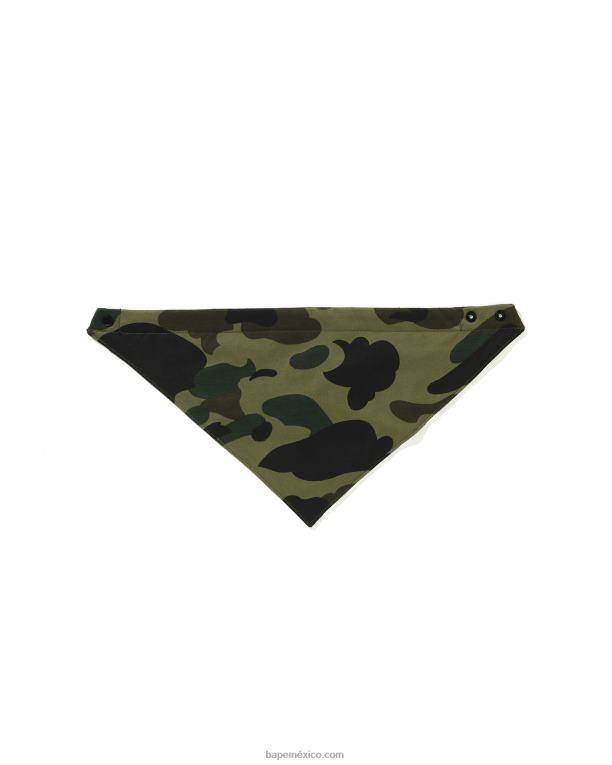 Babero bandana 1st camo niños A Bathing Ape 00RH1631 ejercito verde