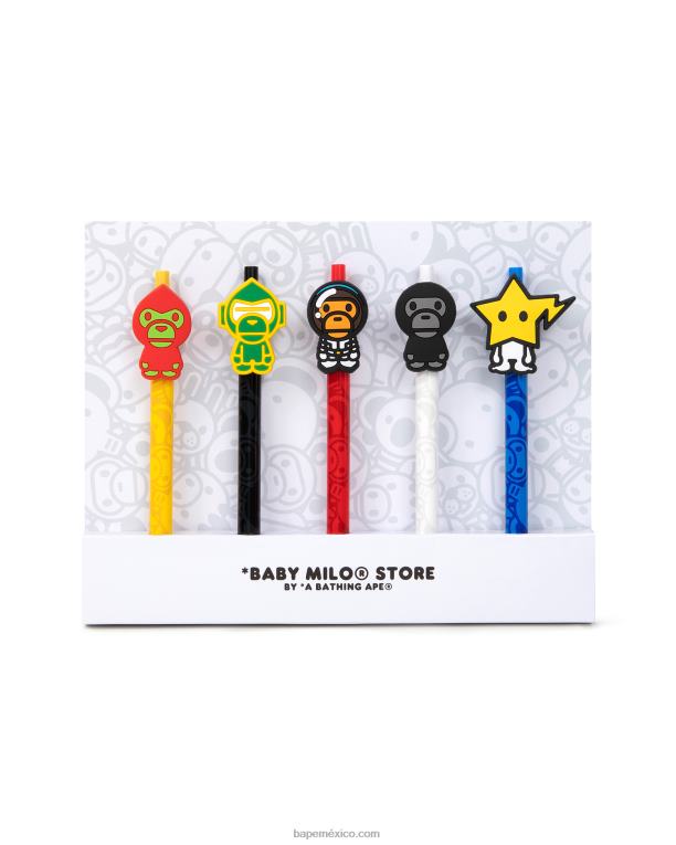 juego de bolígrafos baby milo niños A Bathing Ape 00RH1606 caso