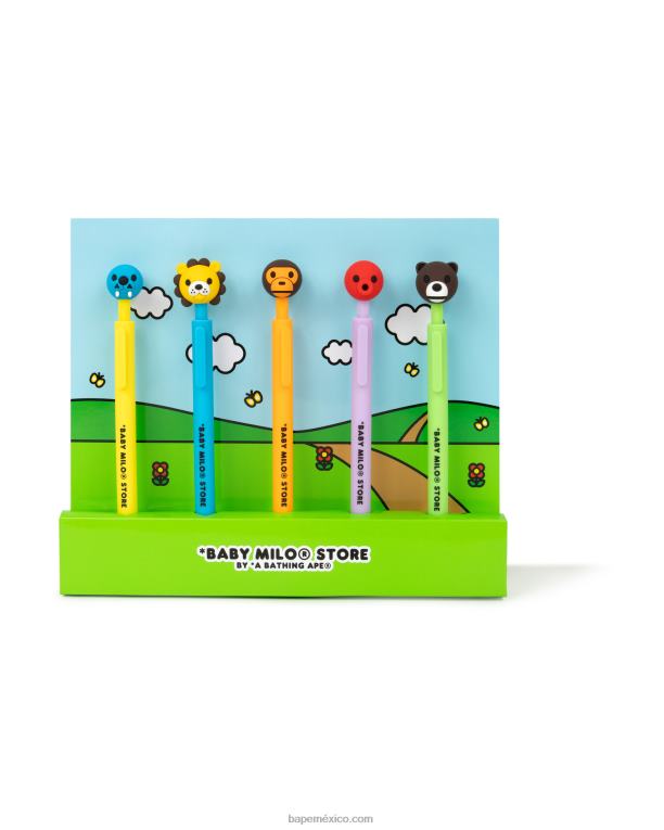 juego de bolígrafos mecánicos baby milo niños A Bathing Ape 00RH1102 caso
