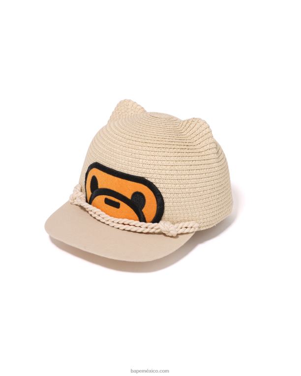 gorra baby milo niños A Bathing Ape 00RH1705 beige