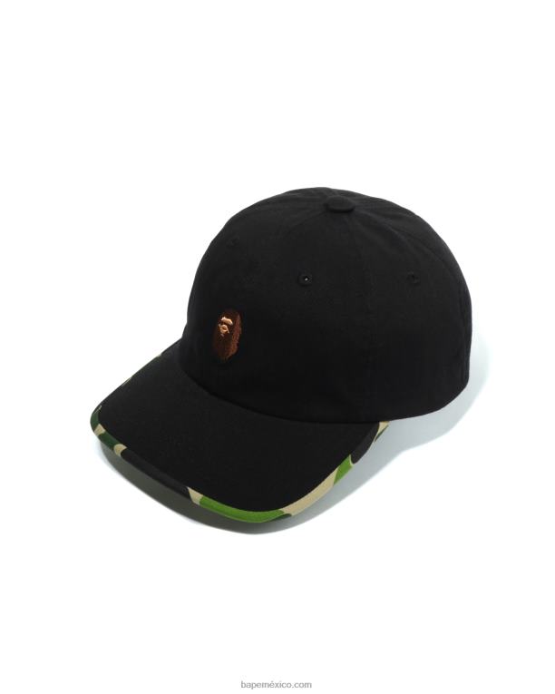 gorra de camuflaje abc niños A Bathing Ape 00RH1692 negro