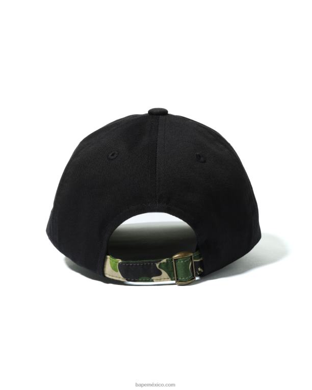 gorra de camuflaje abc niños A Bathing Ape 00RH1692 negro