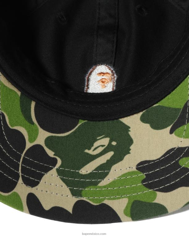 gorra de camuflaje abc niños A Bathing Ape 00RH1692 negro