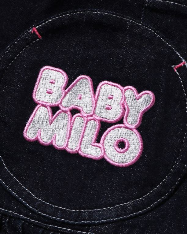 shorts baby milo con bolsillos niños A Bathing Ape 00RH1600 Azul marino