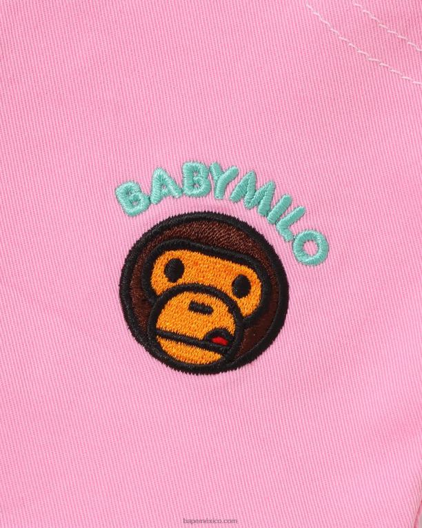 shorts baby milo con volantes de fresas niños A Bathing Ape 00RH1417 rosa