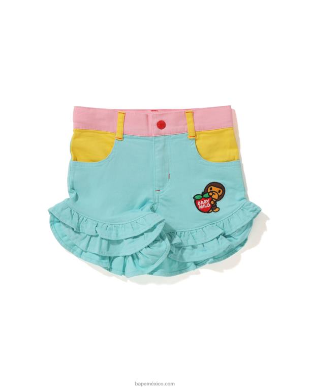 shorts con volantes y fresas niños A Bathing Ape 00RH1721 caso