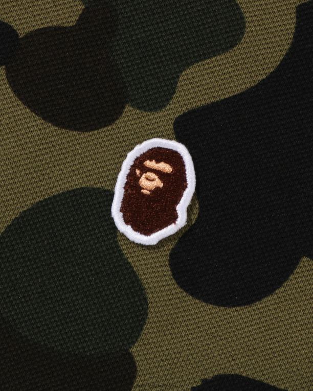 1er polo de camuflaje de un punto niños A Bathing Ape 00RH1304 ejercito verde