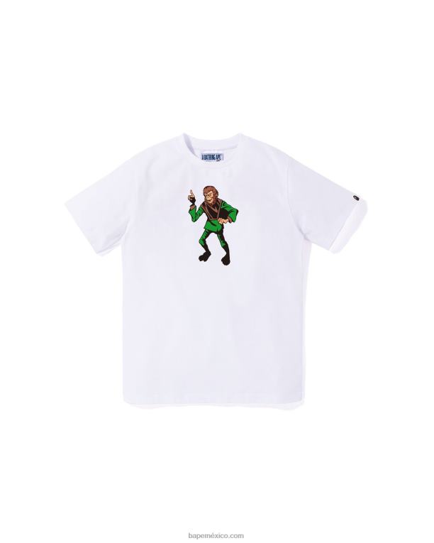 camiseta jr niños A Bathing Ape 00RH1362 blanco