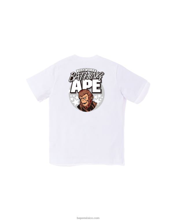 camiseta jr niños A Bathing Ape 00RH1362 blanco