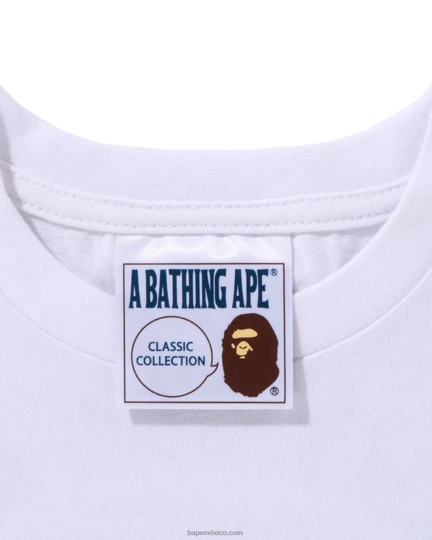 camiseta jr niños A Bathing Ape 00RH1362 blanco