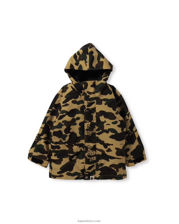 Chaqueta 1st Camo 4way niños A Bathing Ape 00RH1755 amarillo