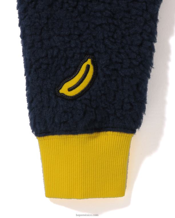 chamarra de felpa baby milo boa niños A Bathing Ape 00RH1779 azul