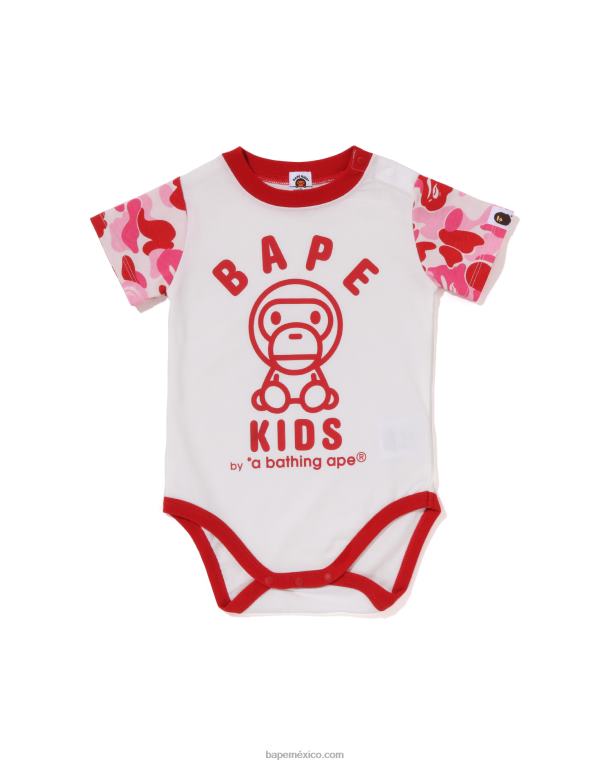 abc camo baby milo set de regalo niños A Bathing Ape 00RH1280 rosa