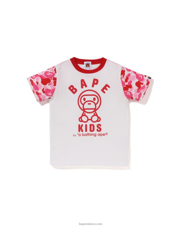 abc camo baby milo set de regalo niños A Bathing Ape 00RH1297 rosa