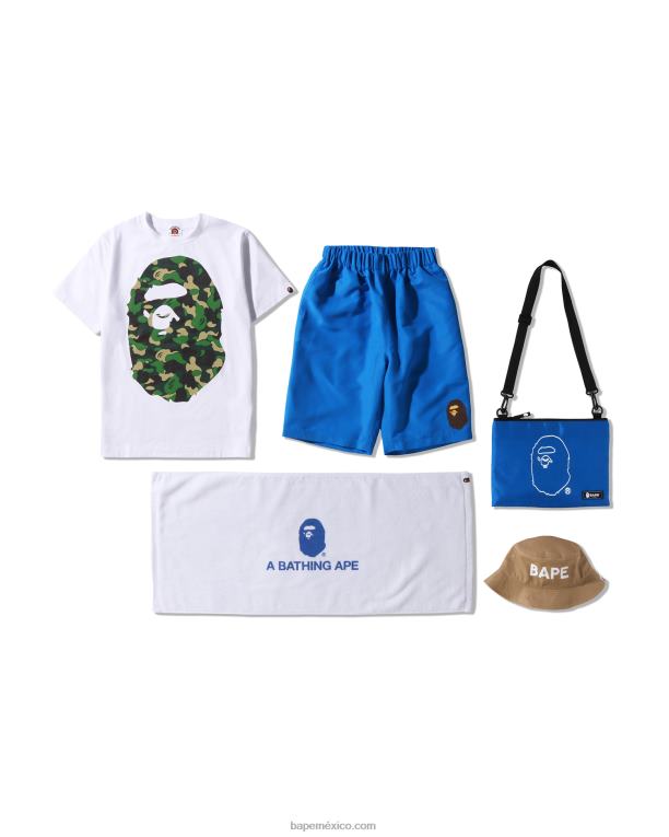 bolsa de verano vacaciones playa jr niños A Bathing Ape 00RH1593 azul