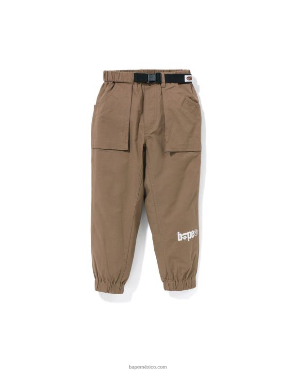 pantalones de escalada niños A Bathing Ape 00RH1505 beige